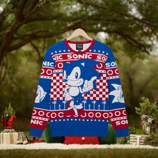 Sonic the Hedgehog Tonal Portrait Holiday Sweater