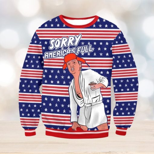 Sorry Merica’s Full Trump Parody Of Shitter’s Full Ugly Sweater Christmas Gift