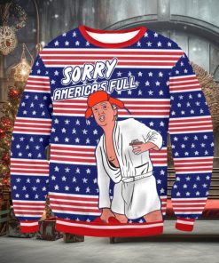 Sorry Merica’s Full Trump Parody Of Shitter’s Full Ugly Sweater Christmas Gift