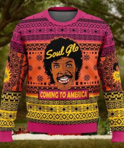 Soul Glo Coming to America Ugly Christmas Sweater