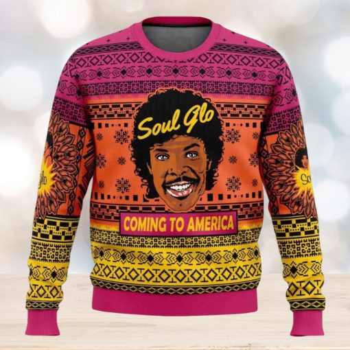 Soul Glo Coming to America Ugly Christmas Sweater