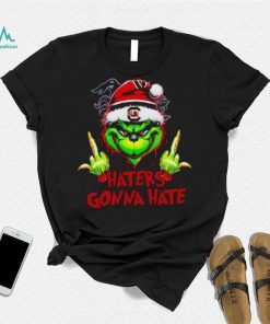 South Carolina Gamecocks Grinch middle finger haters gonna hate shirt