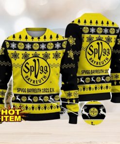 SpVgg Bayreuth 1921 e.V. 3D Christmas Ugly Christmas Sweater Christmas Gift Bundesliga Fans