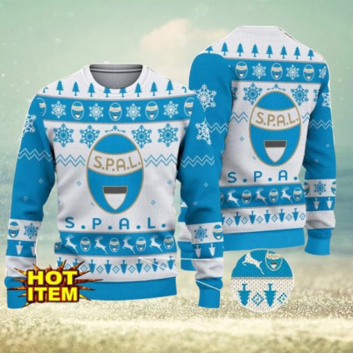 Spal 2013 Team Football Lega Serie A Ugly Christmas Sweater Christmas Gift