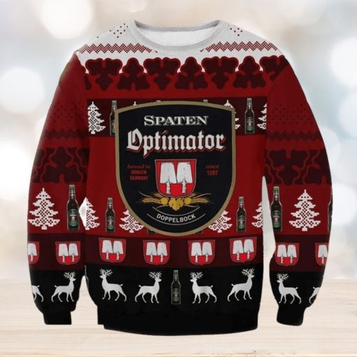 Spaten Optimator Ugly Christmas Sweater, Gift for Christmas Holiday