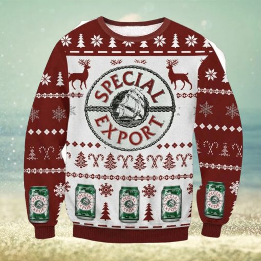 Special Export Beer Ugly Christmas Sweater, Gift for Christmas Holiday