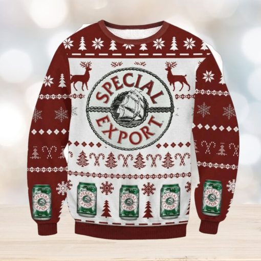 Special Export Beer Ugly Christmas Sweater, Gift for Christmas Holiday