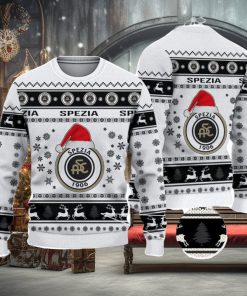 Spezia Calcio Ugly Christmas Sweater Ideal Gift For Fans