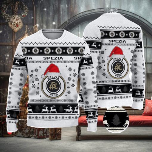 Spezia Calcio Ugly Christmas Sweater Ideal Gift For Fans