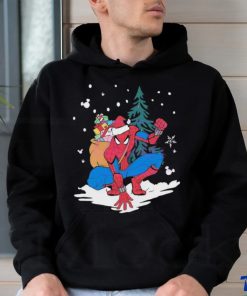 Spiderman Santa Christmas Tree Shirt