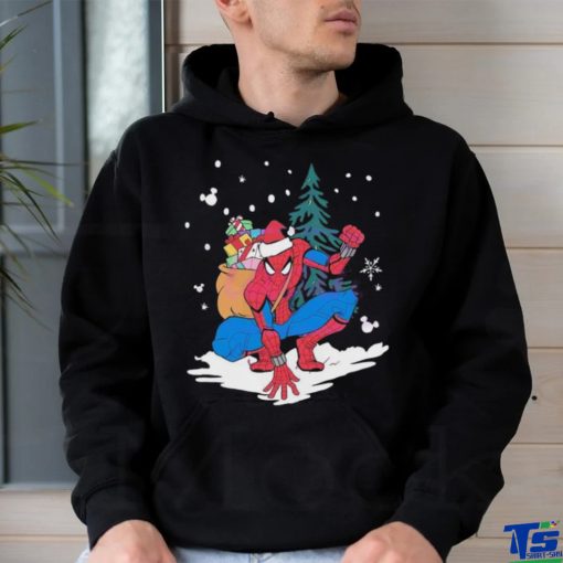 Spiderman Santa Christmas Tree Shirt