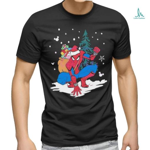 Spiderman Santa Christmas Tree Shirt