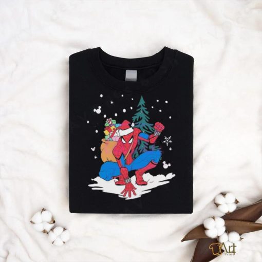 Spiderman Santa Christmas Tree Shirt