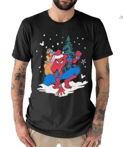 Spiderman Santa Christmas Tree Shirt