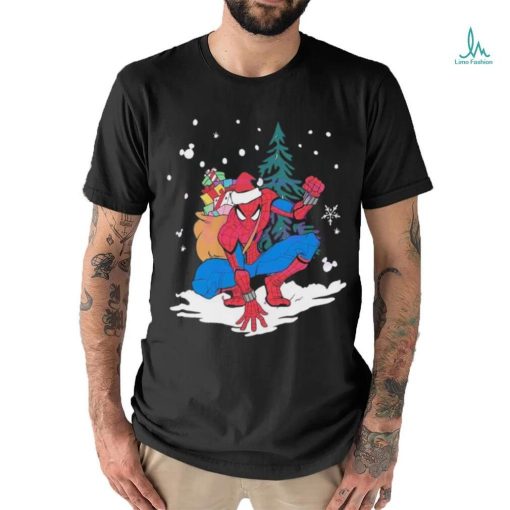 Spiderman Santa Christmas Tree Shirt