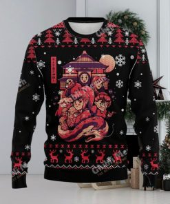 Spirited Away Anime Ugly Christmas Sweater