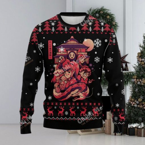 Spirited Away Anime Ugly Christmas Sweater