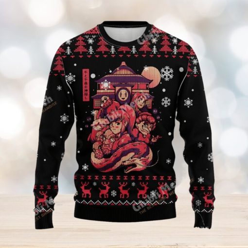 Spirited Away Anime Ugly Christmas Sweater