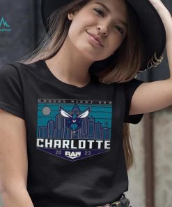Sportiqe Monday Night RAW x Charlotte Hornets Tri Blend T Shirt