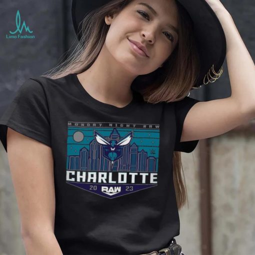 Sportiqe Monday Night RAW x Charlotte Hornets Tri Blend T Shirt