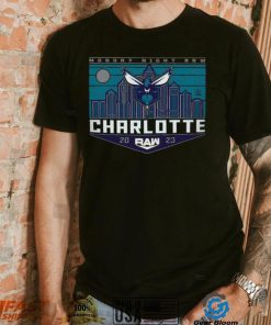 Sportiqe Monday Night RAW x Charlotte Hornets Tri Blend T Shirt