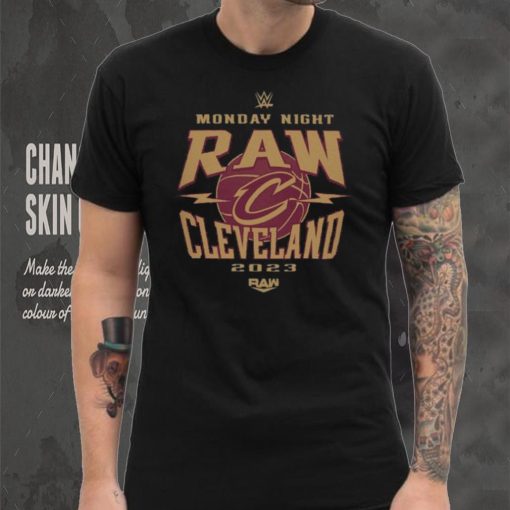 Sportiqe Monday Night RAW x Cleveland Cavaliers Tri Blend T Shirt