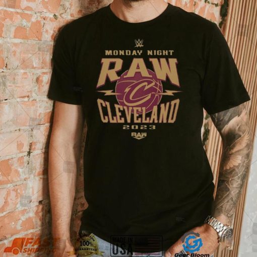 Sportiqe Monday Night RAW x Cleveland Cavaliers Tri Blend T Shirt