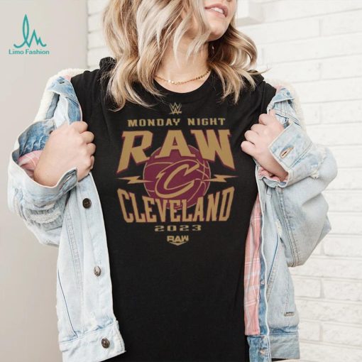 Sportiqe Monday Night RAW x Cleveland Cavaliers Tri Blend T Shirt