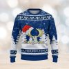 Saab Automobile Logo Wearing Santa Hat Trending Christmas Gift AOP Ugly Christmas Sweater Men Women Winter Gift