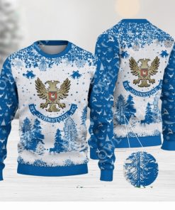 St Johnstone F.C. SPFL Scottish Snow Fall Pine Ugly sweater