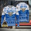 St Johnstone FC Ugly Christmas Sweater Logo Custom Name Gift Fans