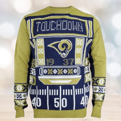 St Louis Rams Touchdown Light Up Ugly Christmas Sweaters