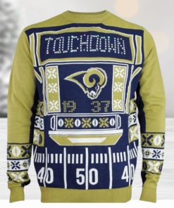 St Louis Rams Touchdown Light Up Ugly Christmas Sweaters