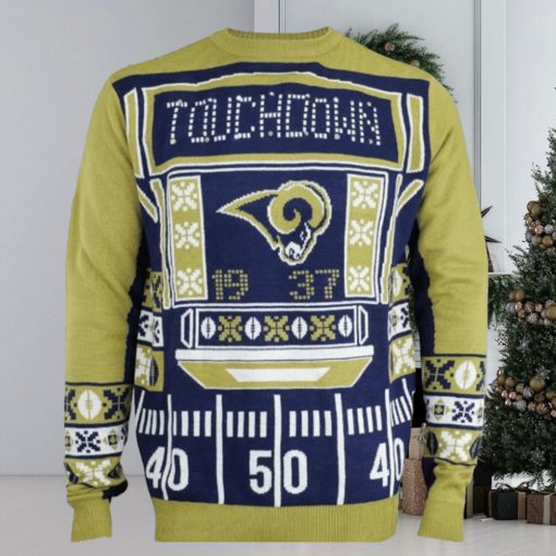 St Louis Rams Touchdown Light Up Ugly Christmas Sweaters