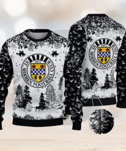 St Mirren F.C. SPFL Scottish Snow Fall Pine Ugly sweater