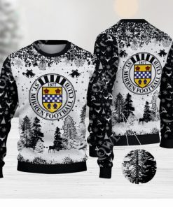 St Mirren F.C. SPFL Scottish Snow Fall Pine Ugly sweater