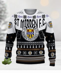 St Mirren FC Snowflakes Tree Custom Name Ugly Christmas Sweater New For Fans Gift Holidays Christmas