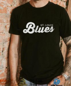 St. Louis Blues Starter x NHL Black Ice Black Cross Check Shirt