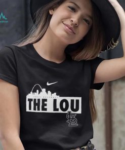 St. Louis Cardinals Nike Black Local Nickname Skyline T Shirt