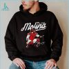 Happy Merry Christmas The Grinch drive a car San Francisco 49ers football logo flag gift shirt