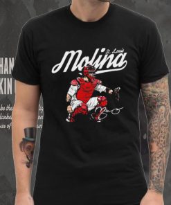 St. Louis Cardinals baseball Yadier Molina player St. Louis Molina signature gift shirt