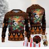 usps Logo Brands Ugly Christmas Sweater Gift For Fans Custom Name