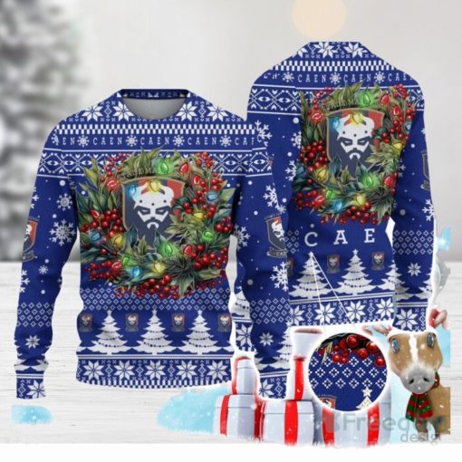 Stade Malherbe Caen Ugly Christmas Sweater Gift Ideas For Fans