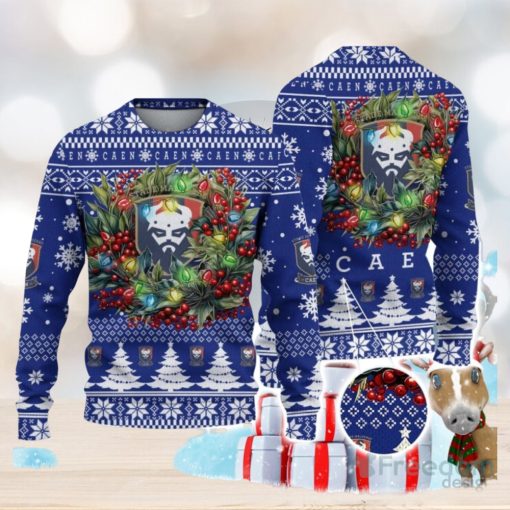 Stade Malherbe Caen Ugly Christmas Sweater Gift Ideas For Fans