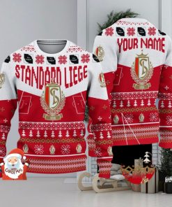 Standard Liege 3D Ugly Christmas Sweater Christmas Holiday Gift Custom Name For Men And Women