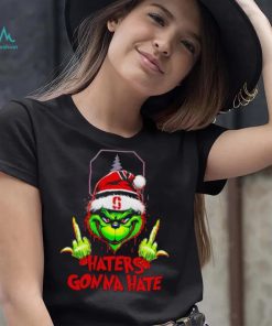 Stanford Cardinal Grinch middle finger haters gonna hate shirt