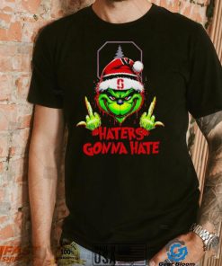 Stanford Cardinal Grinch middle finger haters gonna hate shirt