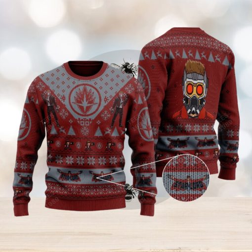 Star Lord Marvel Comics Knitted Christmas 3D Sweater For Men And Women