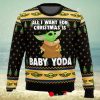 Star Wars This Is The Sleight Baby Yoda Christmas Ugly Sweater