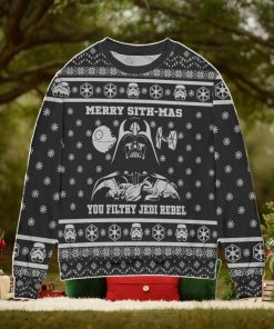 Star Wars Darth Vader Blue Ugly Christmas Sweater